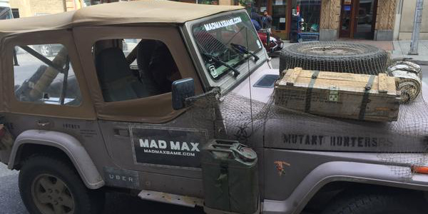 Uber Drivers Are Using Mad Max Vehicles This Weekend