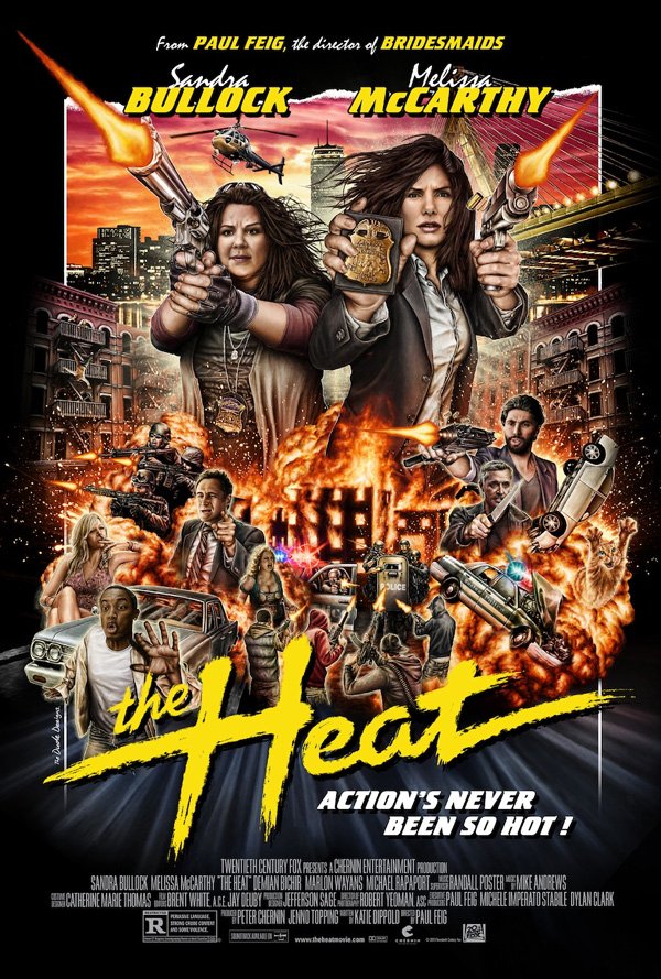 The Heat Mondo Poster Pays Tribute To 80s Action Movies Cinemablend
