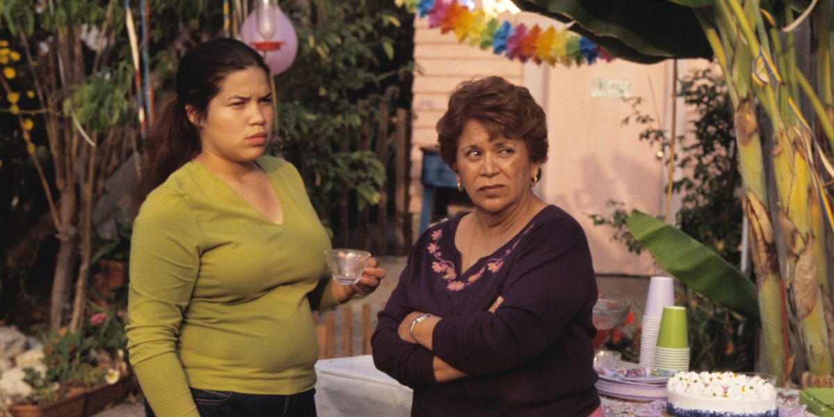 America Ferrera and Lupe Ontiveros in Real Women Have Curves