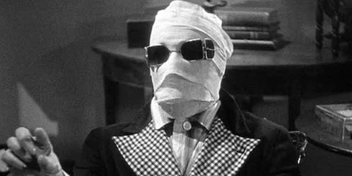 Claude Rains in 1933's The Invisible Man