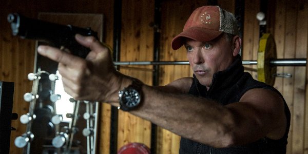 Michael Keaton as Stan Hurley in the 2017 movie adaptation of 