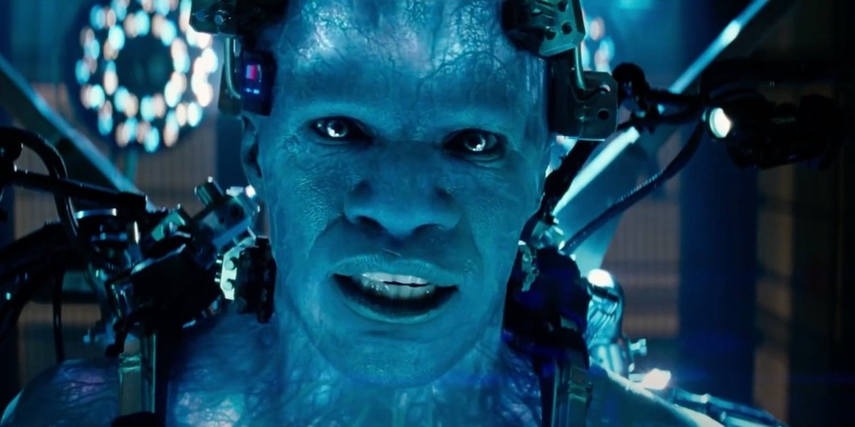 Jamie Foxx as Electro in "The Amazing Spider-Man" (2014)