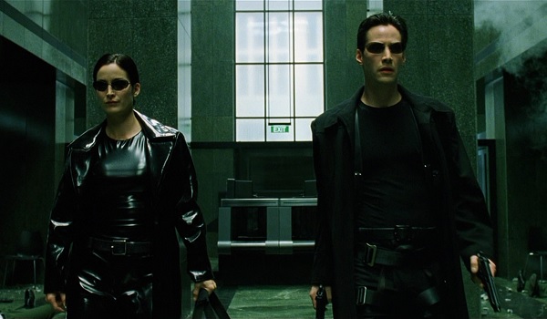 The Matrix Neo and Trinity Lobby