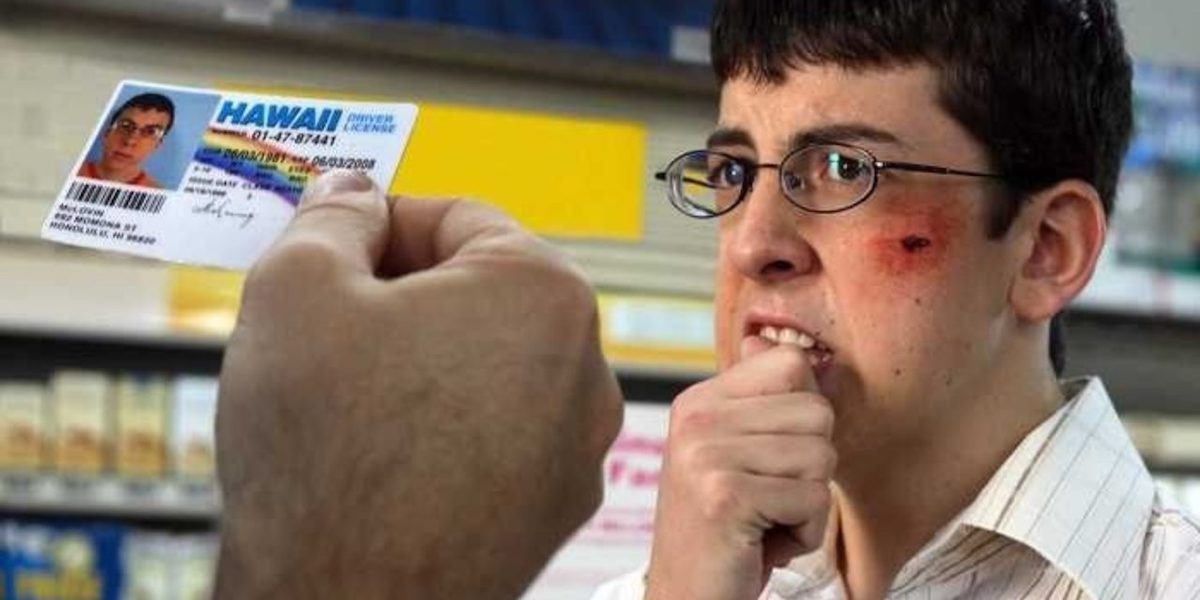 Superbad was just an average movie, but McLovin totally made the film with his transforms throughout the movie.
