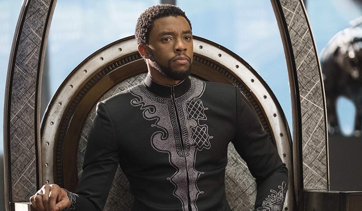 Chadwick Boseman as T'Challa in Black Panther