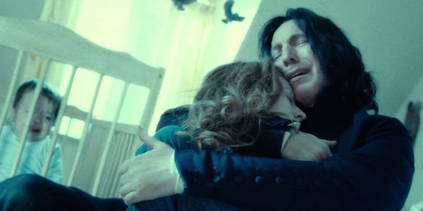 Keraguan di Severus Snape suara saat ia membunuh Albus Dumbledore