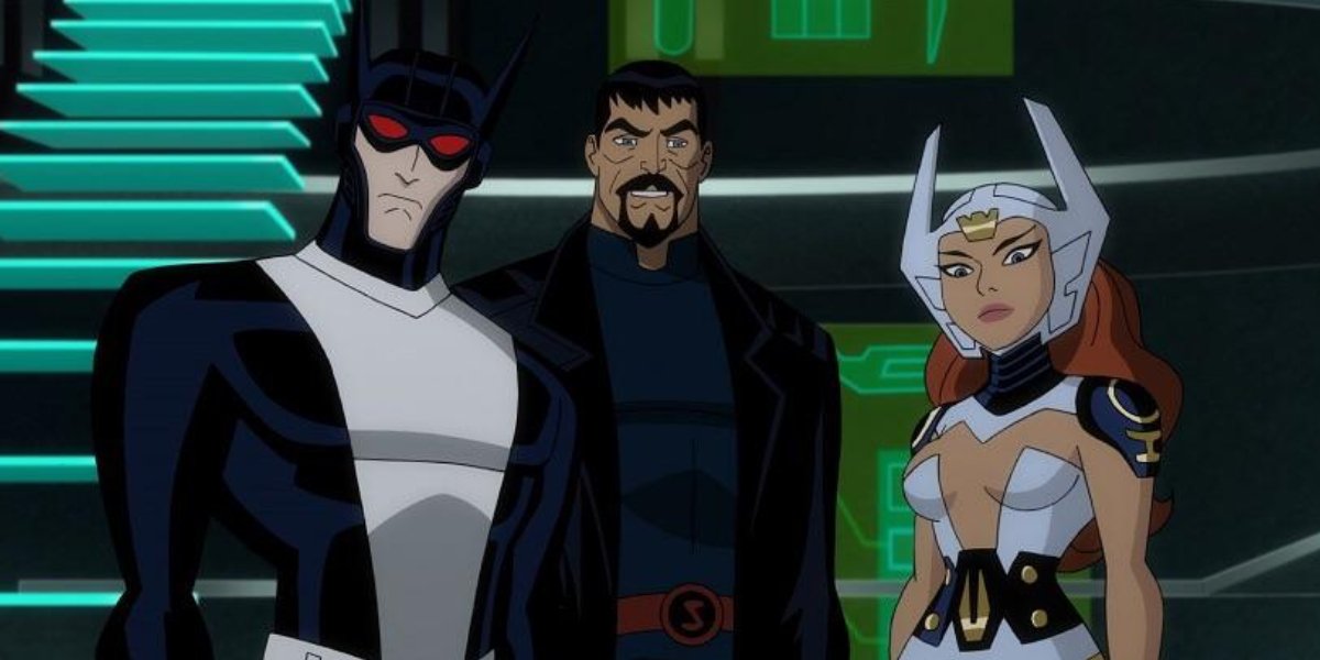 The cast of Justice League: Gods and Monsters