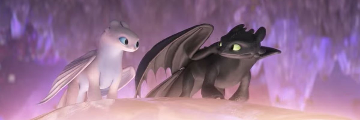 Night fury in How to Train your Dragon: The Hidden World 2019
