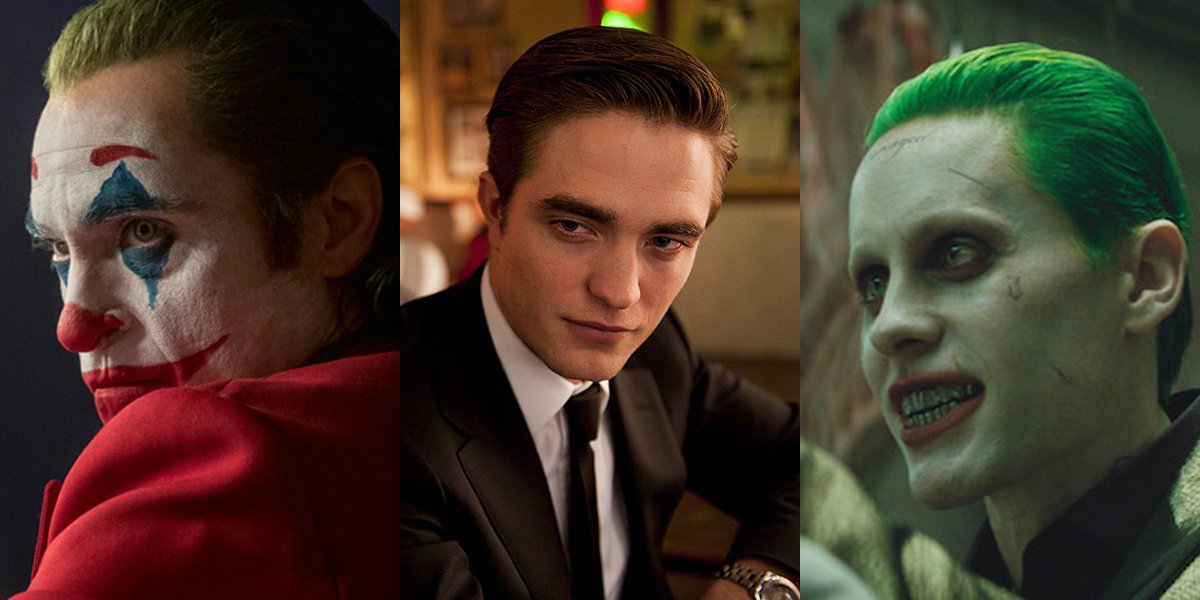Joaquin Phoenix, Robert Pattinson and Jared Leto