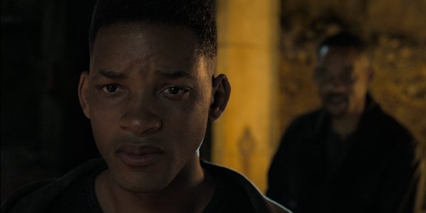 Old Will Smith talks to young Will Smith in Gemini Man