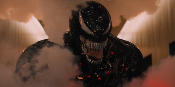 Venom being clouded with smoke