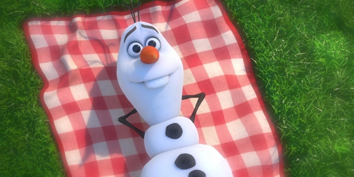 Olaf during In Summer music number 2013 Frozen