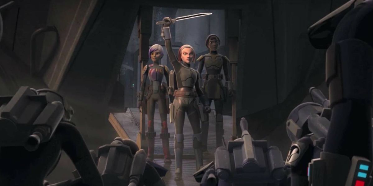 The Mandalorian's Bo-Katan And Her Connection To The Darksaber, Explained - CINEMABLEND