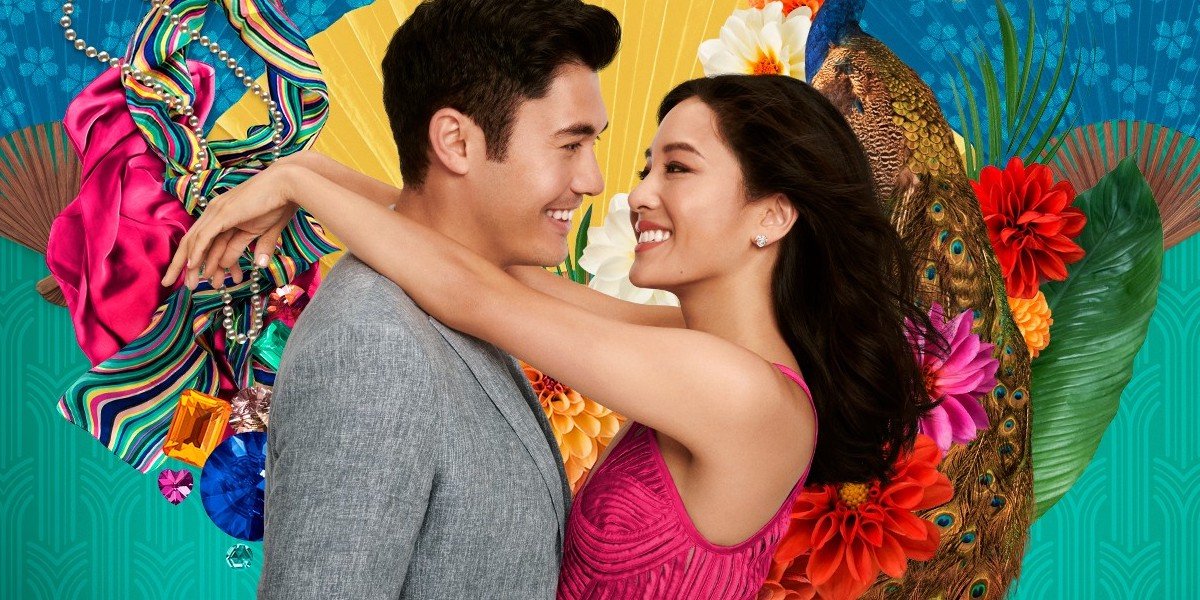 Henry Golding and Constance Wu in Crazy Rich Asians Movie Poster