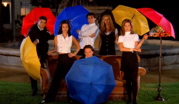 friends opening theme umbrellas