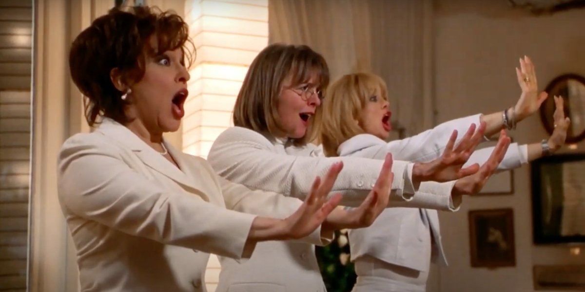 Bette Midler, Diane Keaton, and Goldie Hawn in First Wives Club