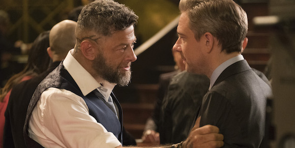 Ulysses Klaue and Everett Ross in Black Panther