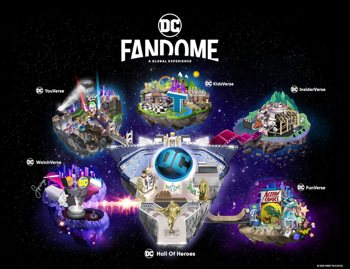 Mapa - DC FanDome