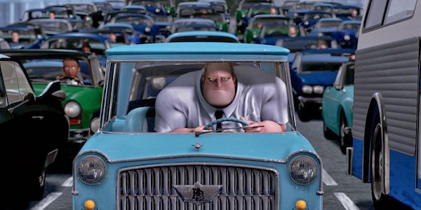 Image result for INCREDIBLES BOB IN CAR