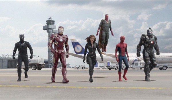 Team Iron Man in Captain America: Civil War