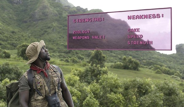 Kevin Hart as Franklin "Moose" Finbar in Jumanji: Welcome to the Jungle