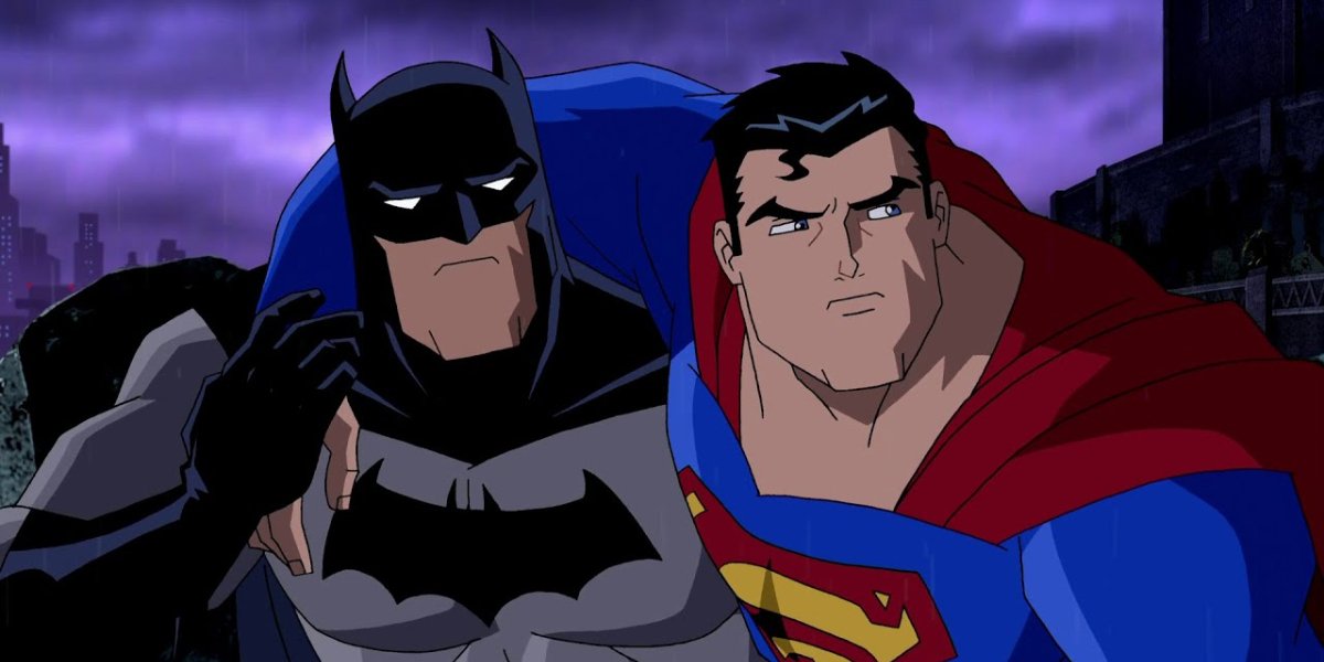 Kevin Conroy and Tim Daly in Superman/Batman: Public Enemies
