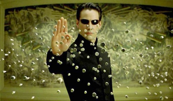 The Matrix Reloaded Neo Bullet Storm