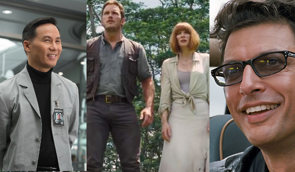 Jurassic World 2 Returning Cast BD Wong Chris Pratt Bryce Dallas Howard Jeff Goldblum