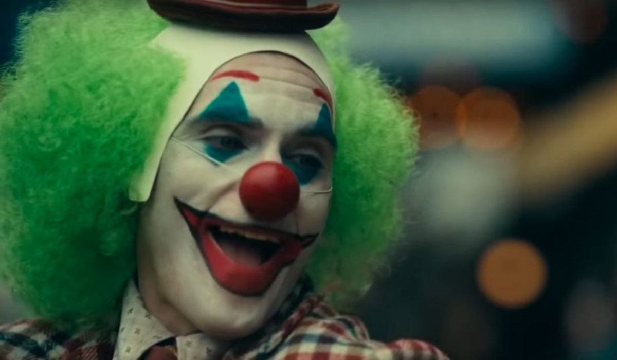 Joker in his clown costume