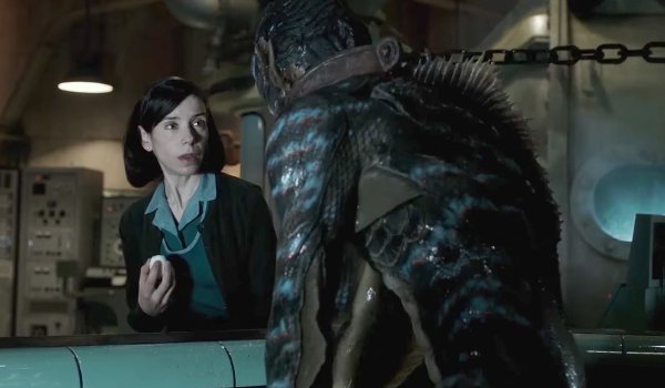 The Shape of Water Elisa and the creature connect