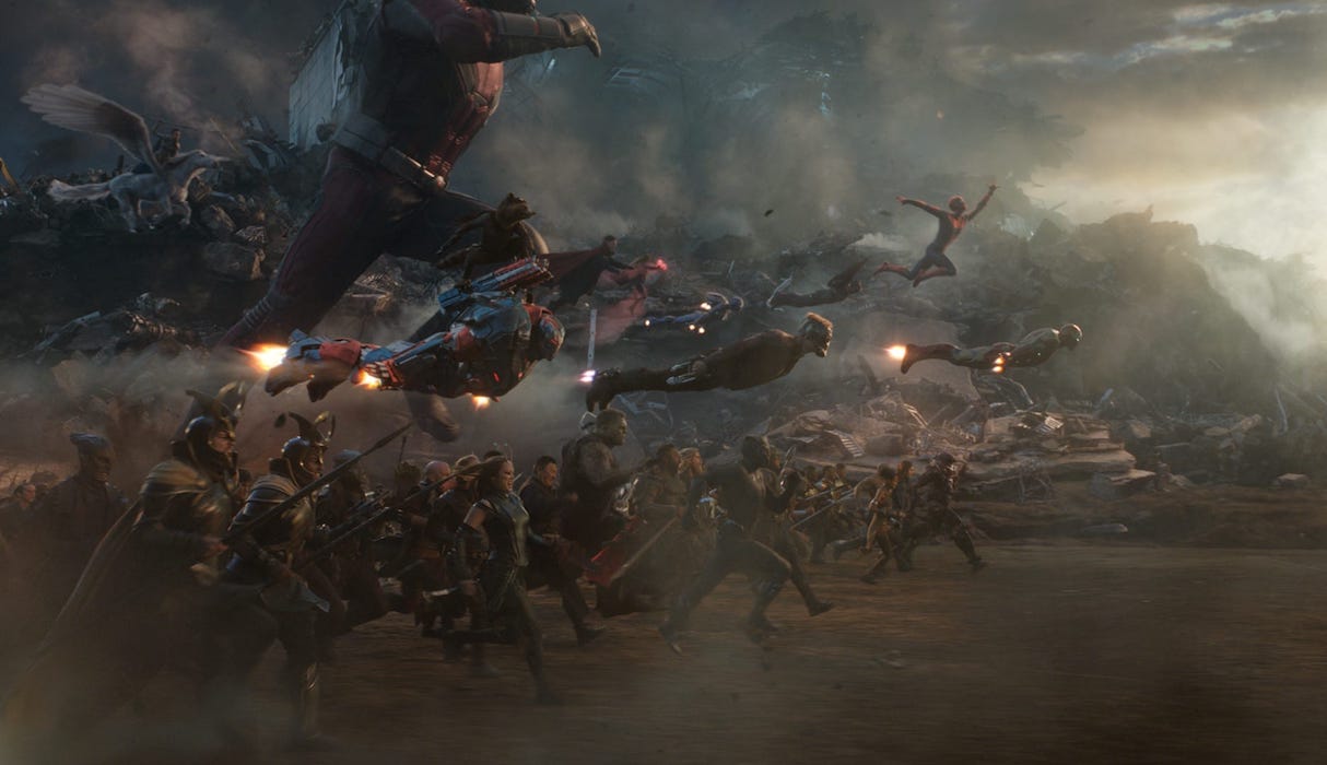 Avengers: Endgame final battle sequence
