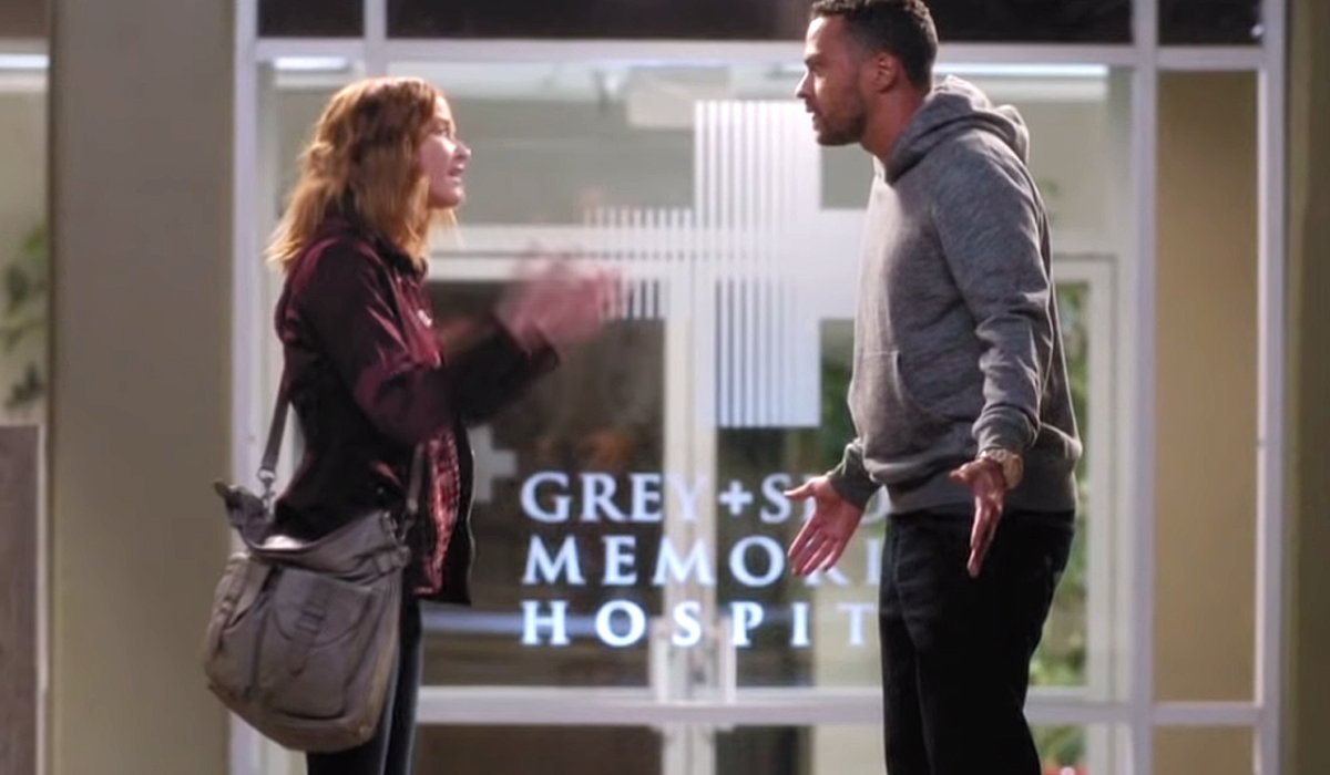 Temporada 12 de Grey's Anatomy e Jackson brigam do lado de fora do hospital Grey Sloan ABC