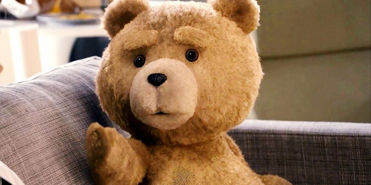 10. In the movie 'Ted,' a man whose unlikely wish of life for his teddy bear friend comes true.