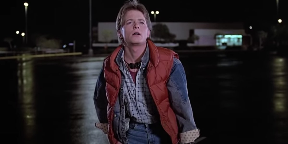 Michael J. Fox in Back To The Future