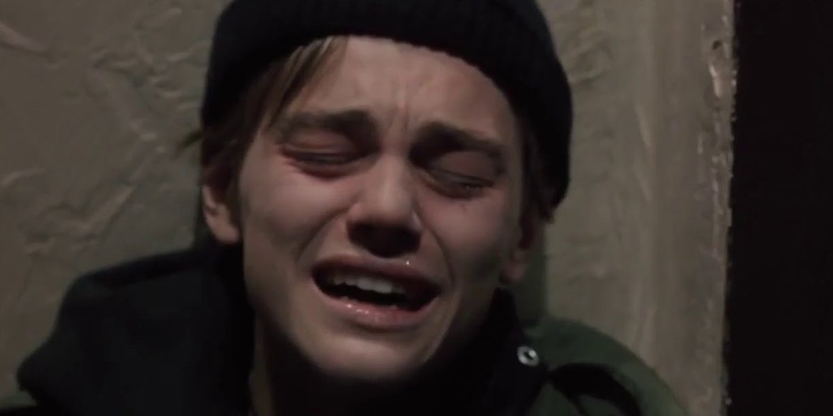 Leo Crying in The Basketball Diaries