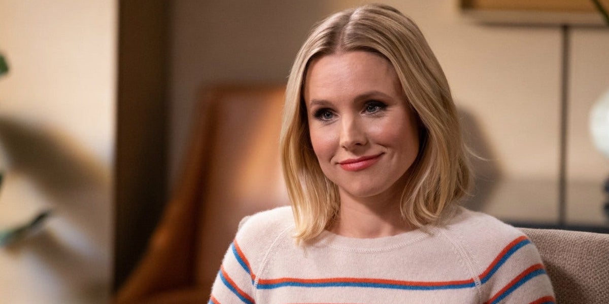 Kristen Bell Asks Us Not To Get Judgy After She Caught Her Daughters Drinking Non-Alcoholic Beer During School Call - CinemaBlend